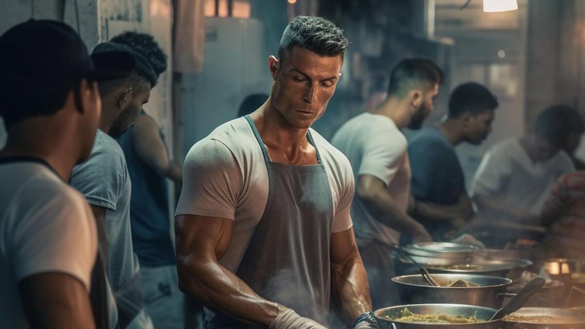 rr Ronaldo makes an appearance at Dubai’s Karama food street! Meanwhile, Messi and David Beckham were ‘spotted’ at Expo City Dubai, in an expat’s imaginative world fueled by art.