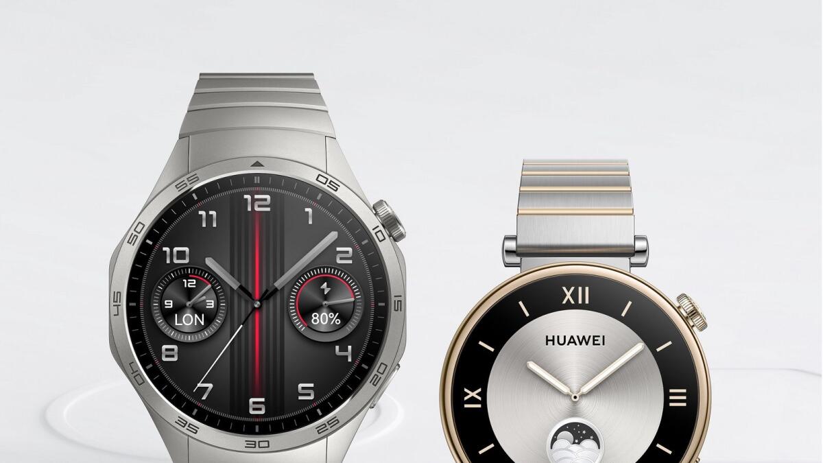 Huawei GT4 Smartwatch, 46MM, Grey - eXtra Bahrain