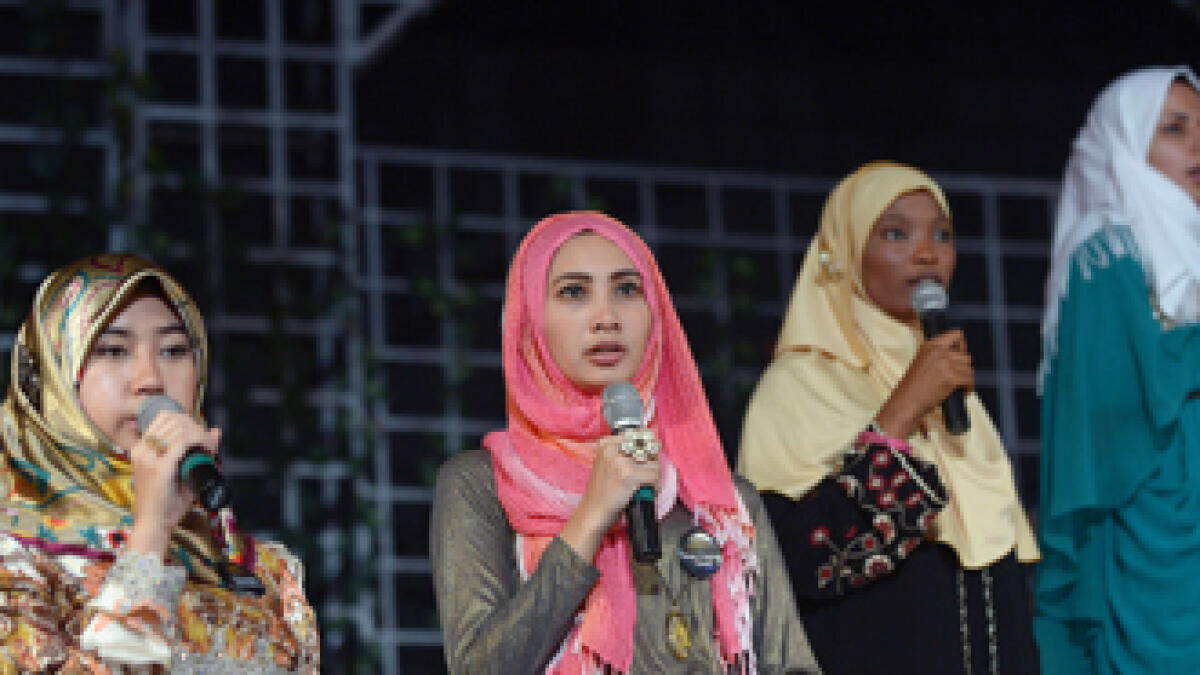 Muslim Beauty Pageant Challenges Miss World News Khaleej Times