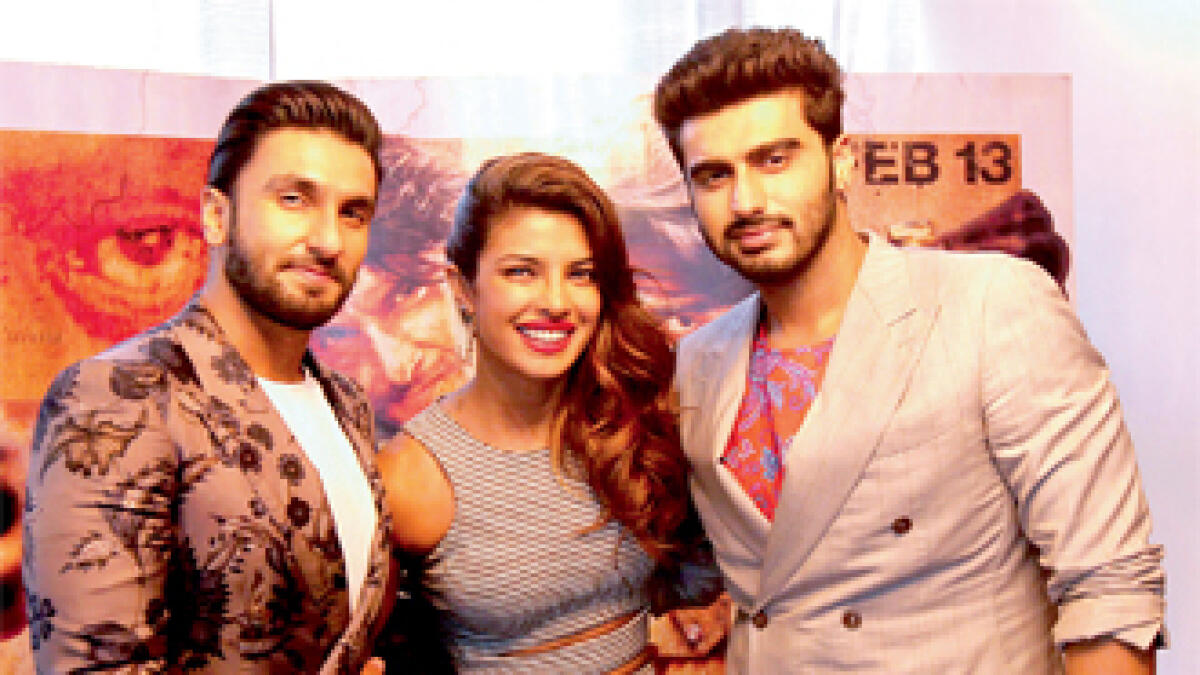 Gunday' Trio: Arjun, Ranveer, Priyanka