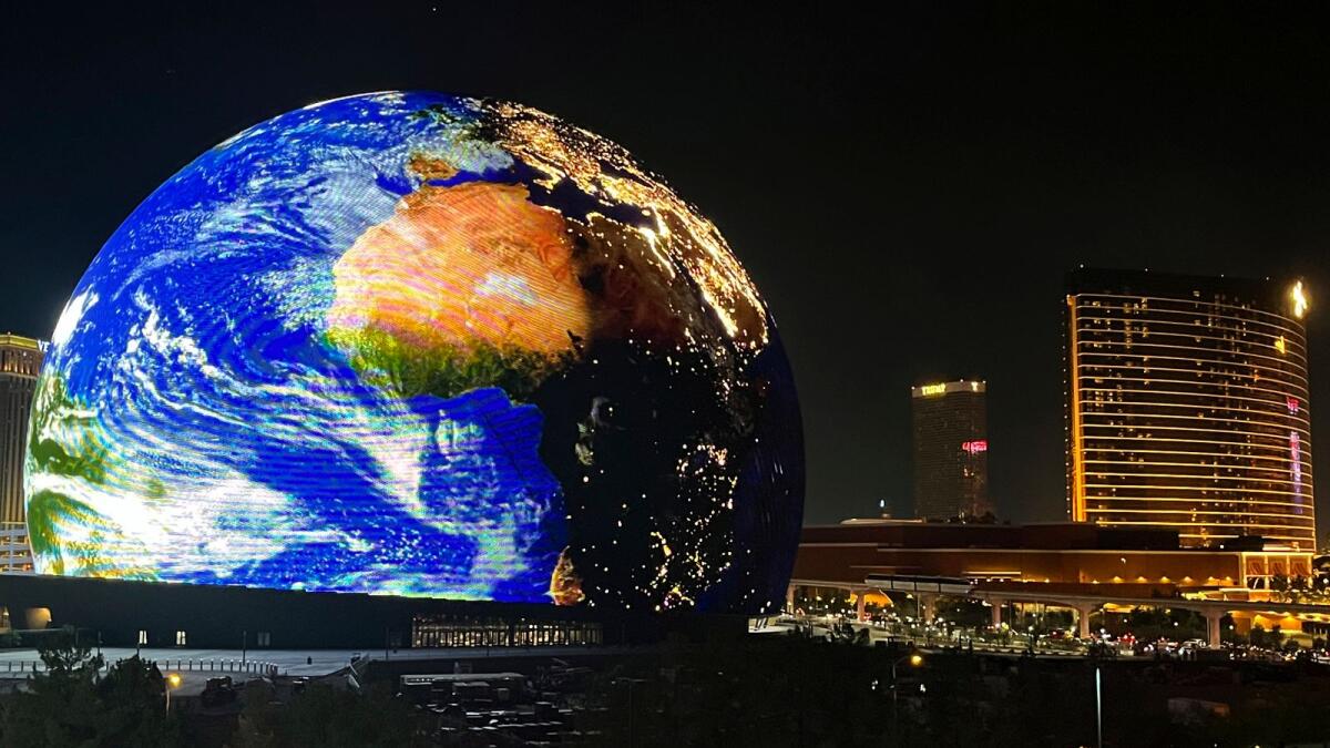 The inside of the world's largest spherical screen is jaw-dropping