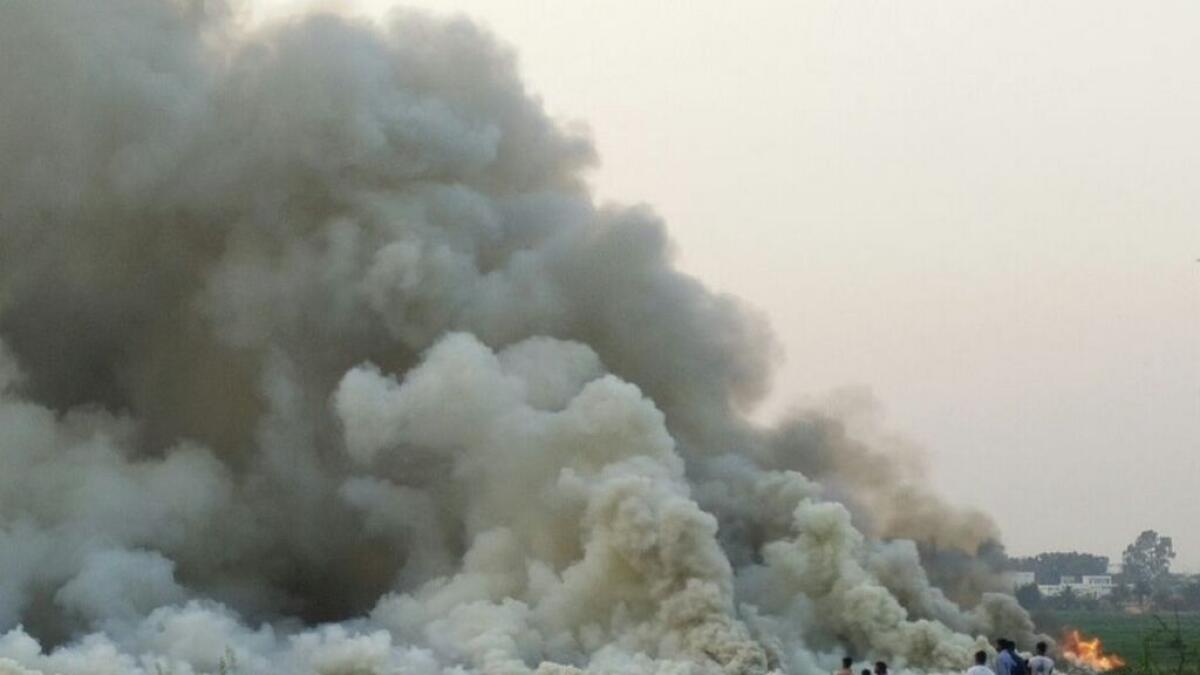Polluted Indian lake catches fire - News | Khaleej Times