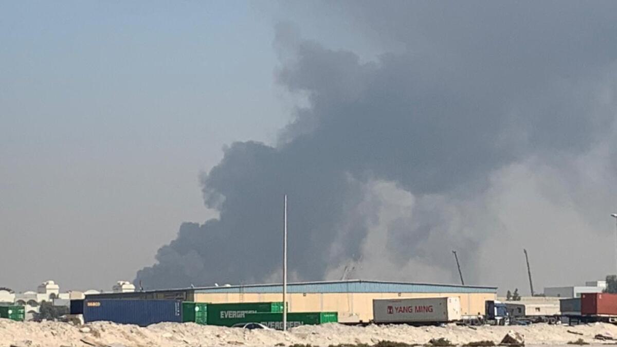 UAE: Massive fire destroys scrapyard in Sharjah's industrial area ...