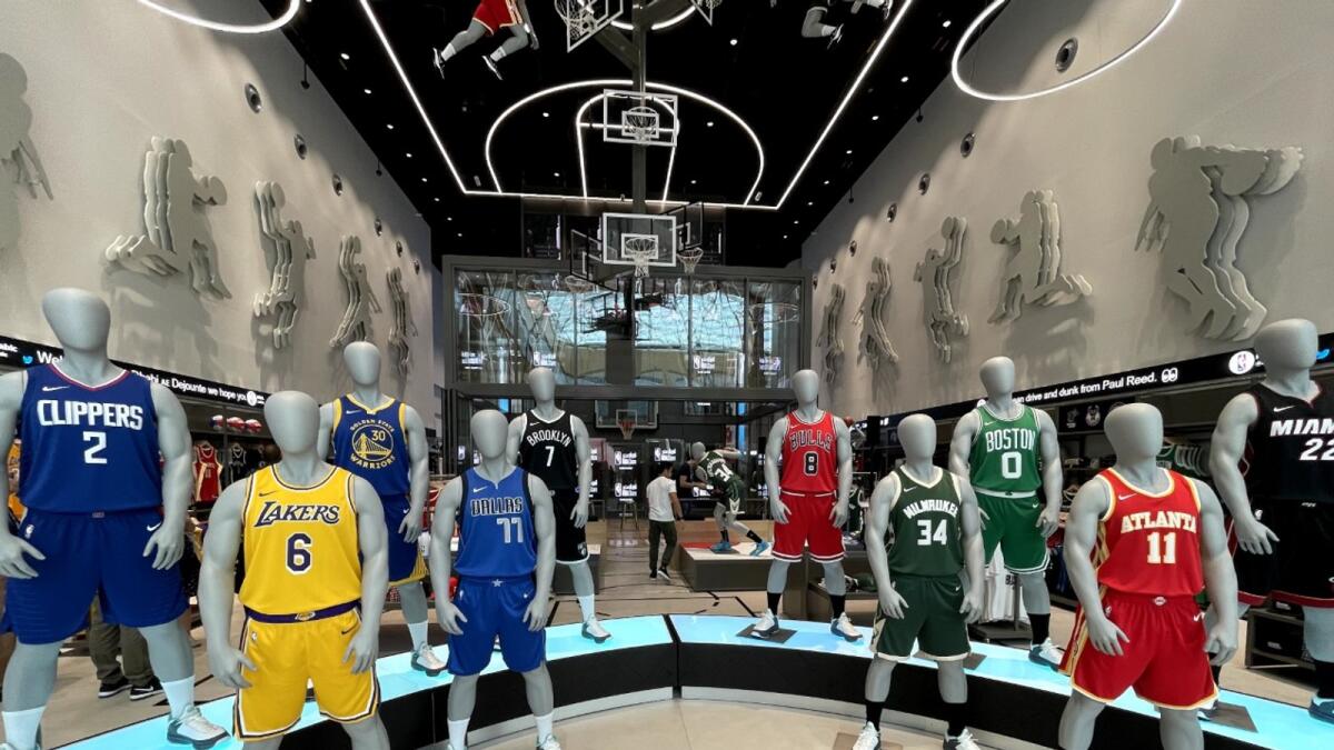First Ever NBA Store in UAE .Let's check it out … 