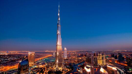 A floating Louis Vuitton exhibition opens near the Burj Khalifa