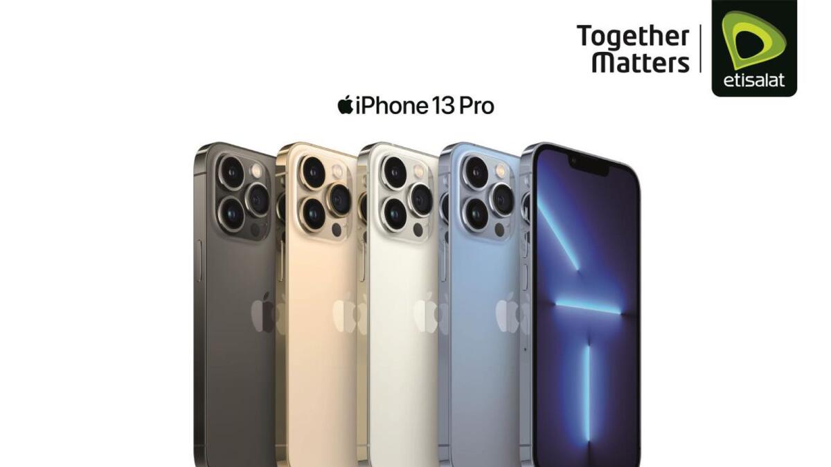 Etisalat Offers Iphone 13 Pro And Iphone 13 Pre Orders From September 17 News Khaleej Times