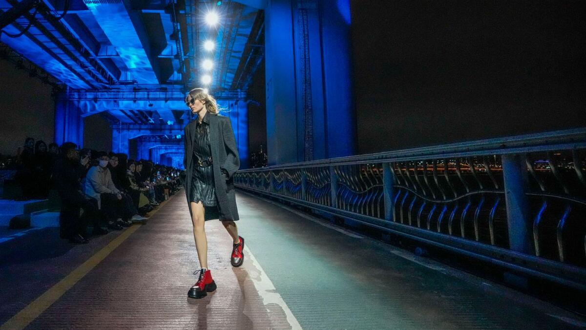 Louis Vuitton turns Seoul bridge into massive runway for pre-fall show