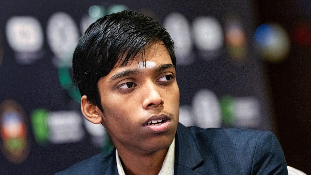 India gripped as teen chess prodigy prepares to take on Magnus Carlsen for  World Cup title - KTVZ