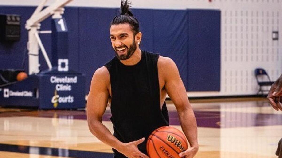 Ranveer Singh celebrates 'baller time' in Viacom18 Sports' NBA ad