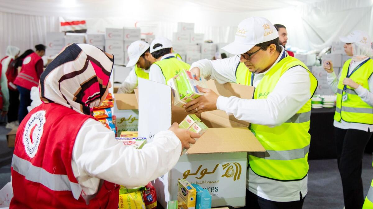 UAE's Lulu sends 50 tonnes of food, medical aid to war-affected ...