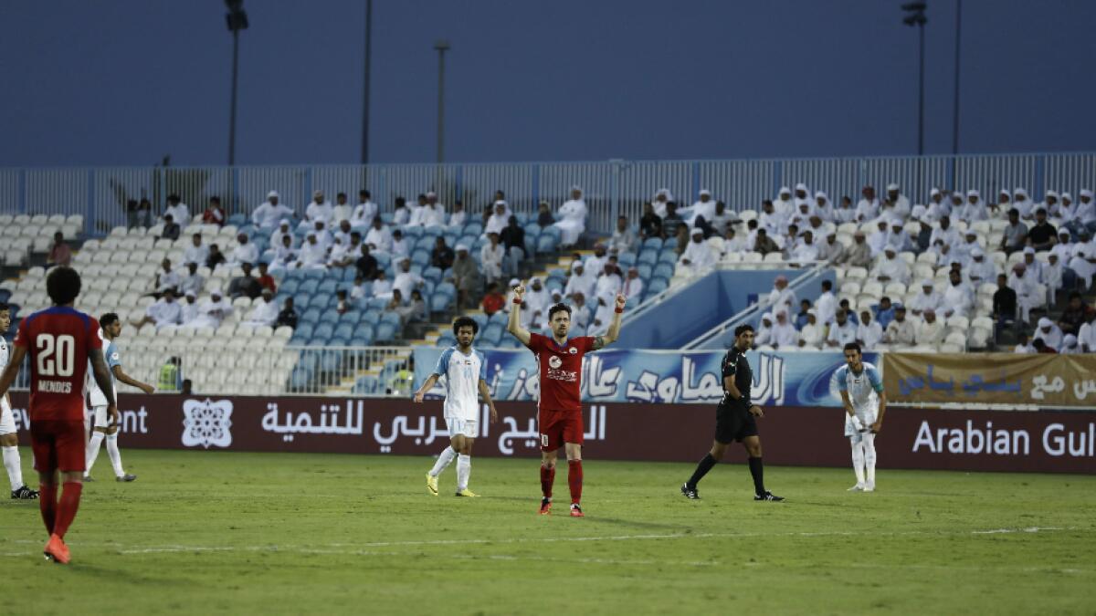 Sharjah Close In On Arabian Gulf League Title With 2 1 Win Over Bani Yas News Khaleej Times