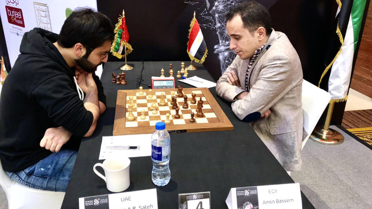 UAE's Salem shares lead in Abu Dhabi Chess Masters News Khaleej Times