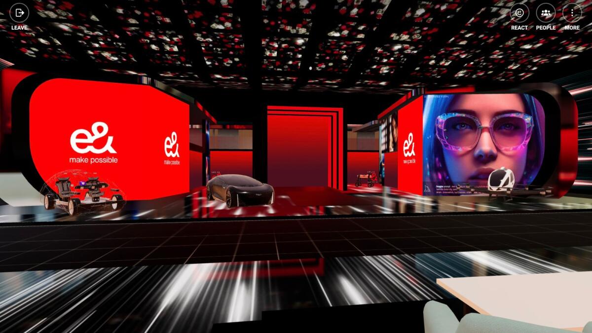 Gitex Global 2022: UAE's technology giant e& takes its first step into metaverse