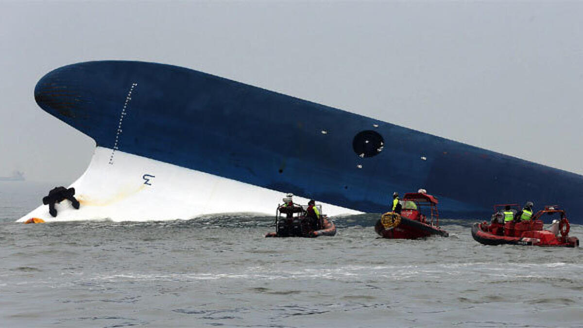 Hundreds Still Missing In Deadly Korea Ferry Sinking News Khaleej Times