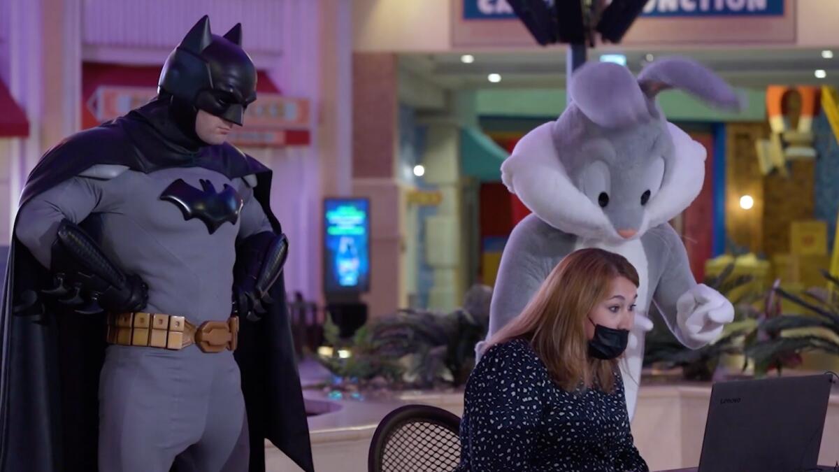 UAE: Batman, Bugs Bunny join teacher in taking online class - News |  Khaleej Times
