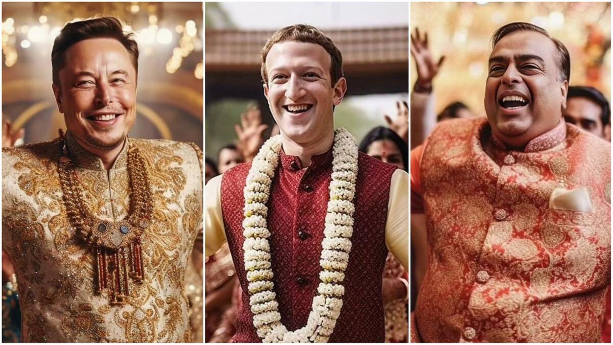 Look: Elon Musk, Mukesh Ambani, Jeff Bezos get together at Indian ...