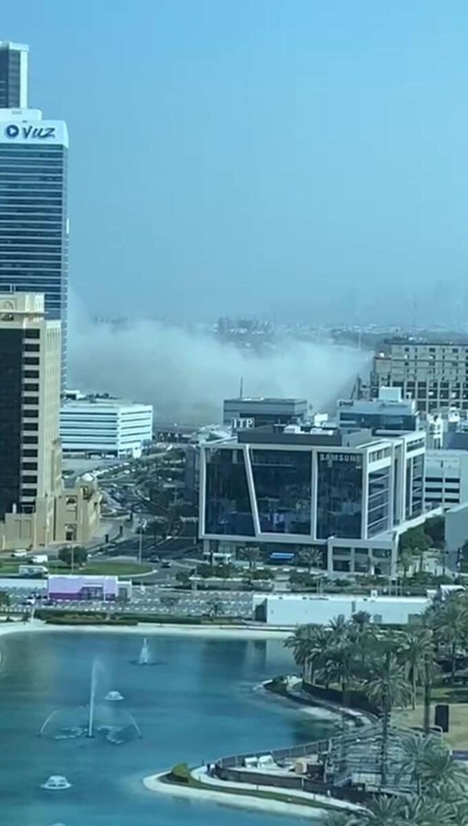 Dubai Pearl Demolition Begins Residents Report Tremors News Khaleej Times