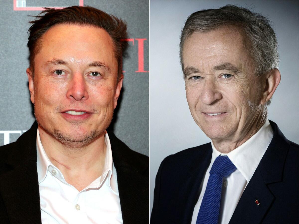 Elon Musk loses world's richest man title to Louis Vuitton owner Bernard  Arnault