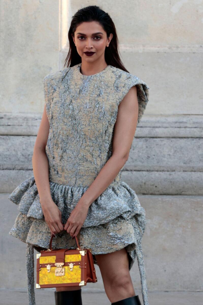 Deepika Padukone is a stunner at Louis Vuitton's Paris Fashion