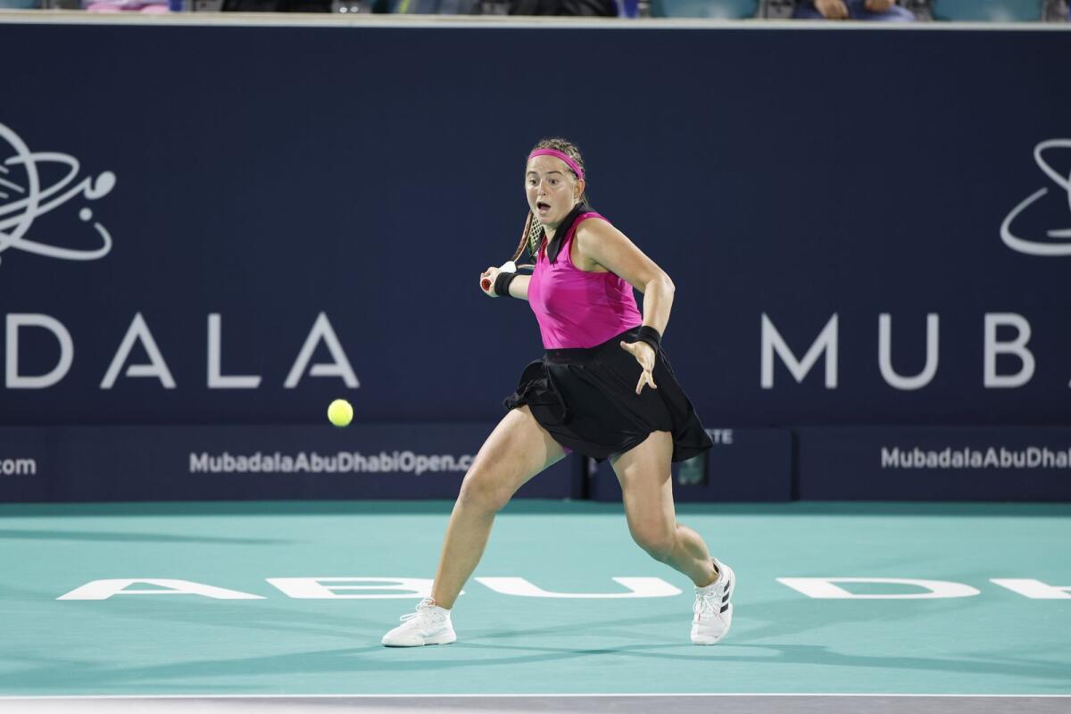 Jelena Ostapenko vs. Veronika Kudermetova, 2022 Dubai Final