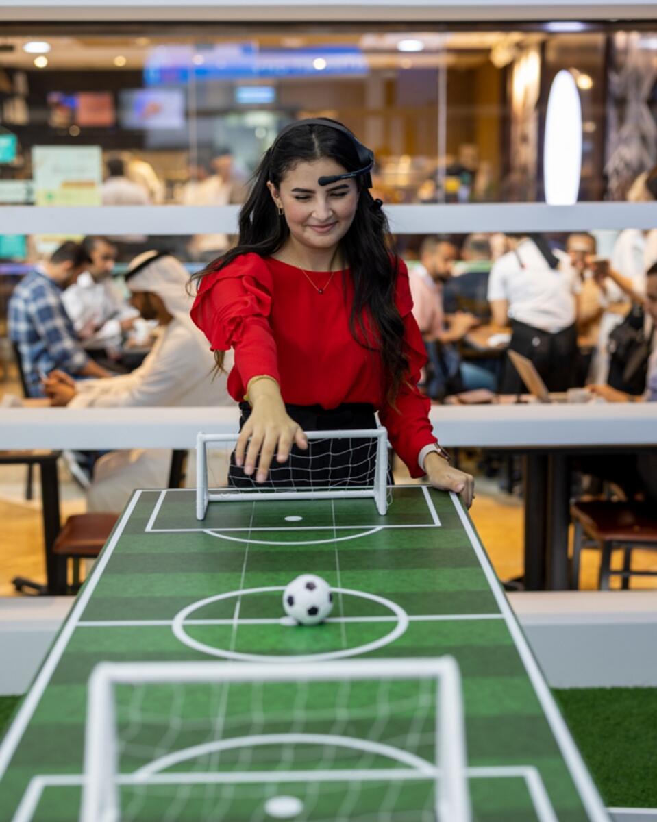 Dubai: Mind-powered football, moon 'walk', hologram phonecalls; get a glimpse of the future at Gitex