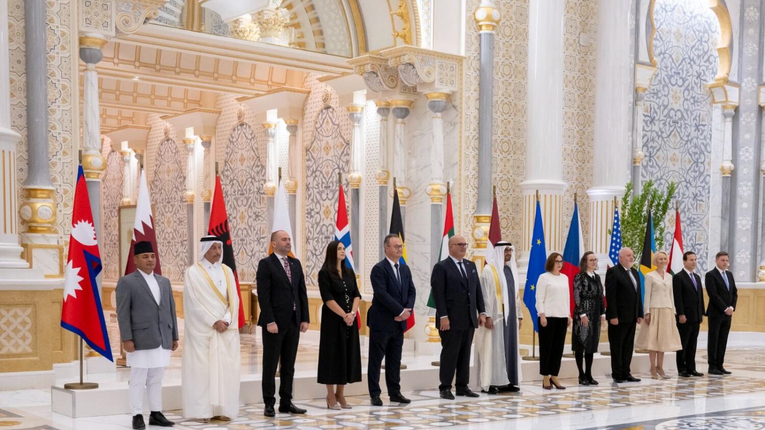 Look: UAE President receives credentials of foreign ambassadors