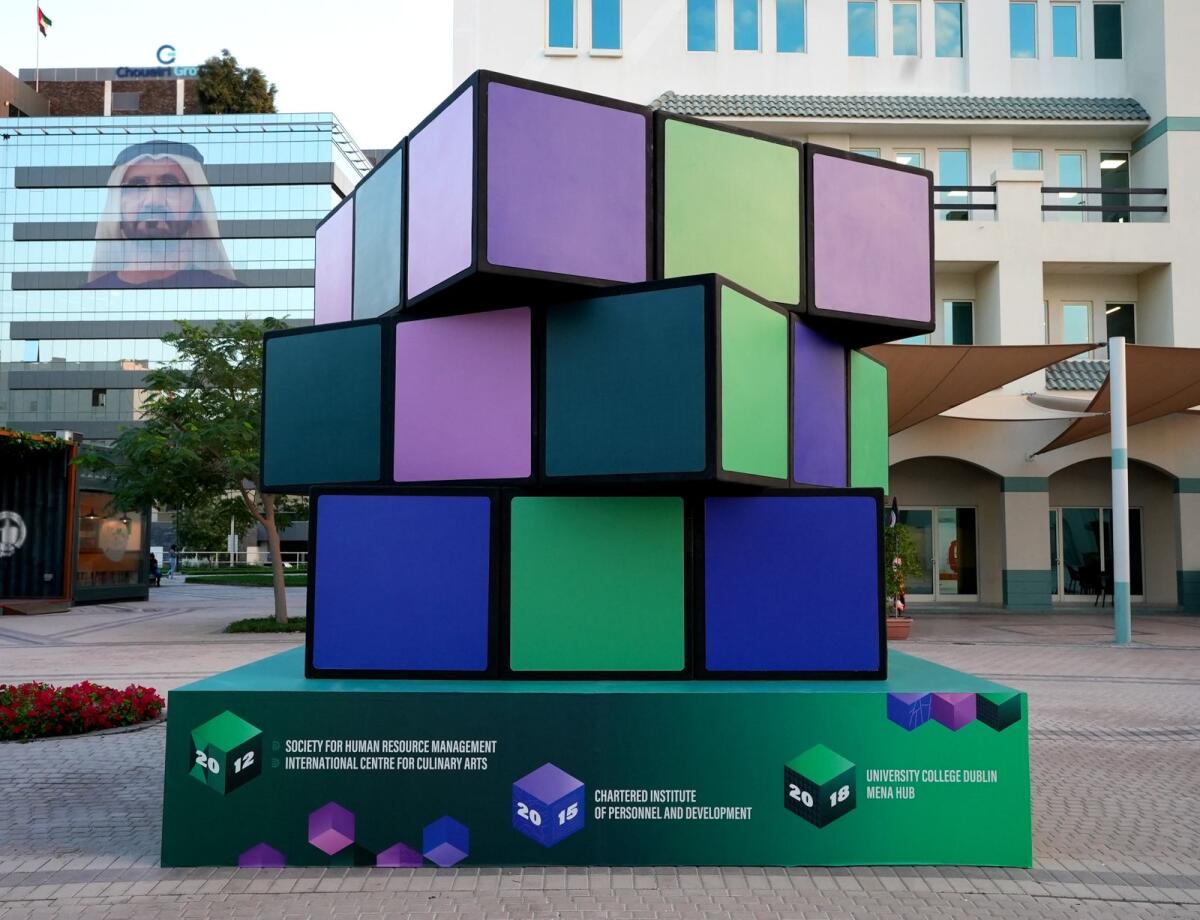 Dubai: Have you seen the world's largest Rubik's Cube yet? - News | Khaleej  Times
