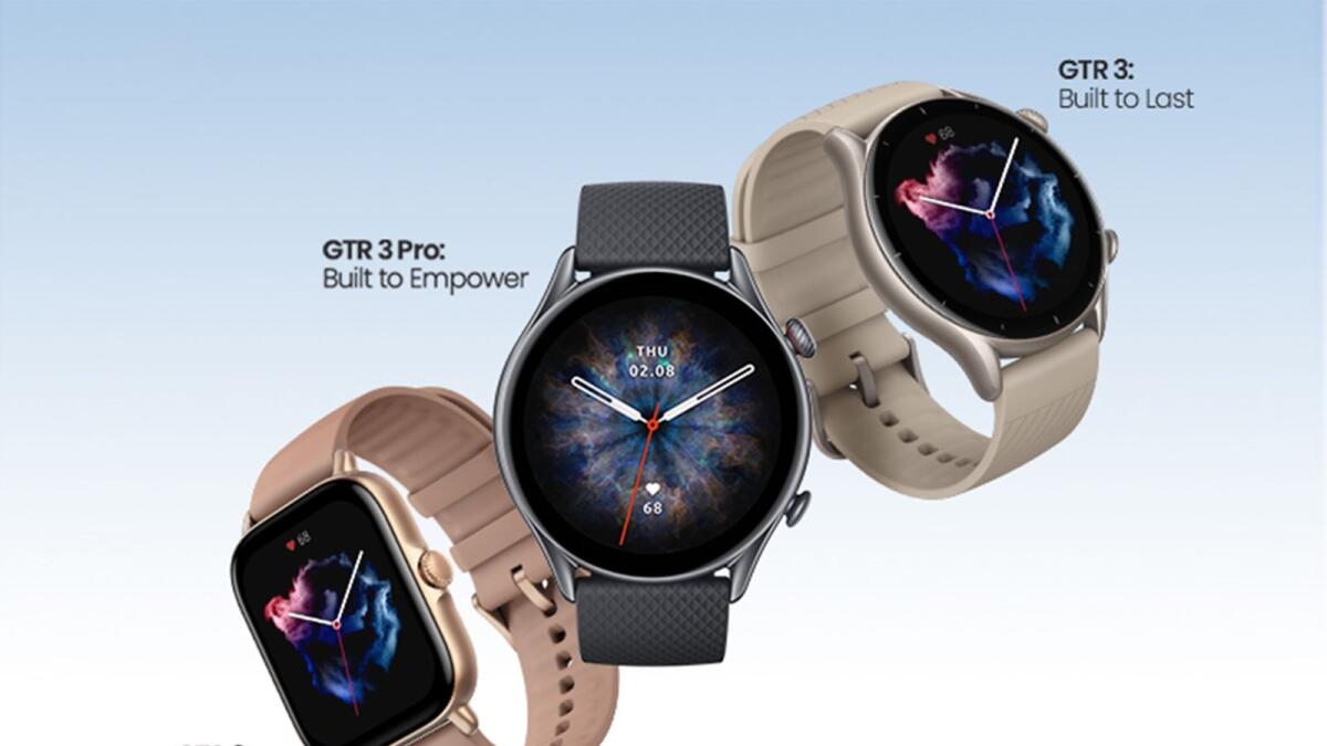 Announcement of Amazfit GTR 3 Pro, GTR 3 and GTS 3 with Zepp OS