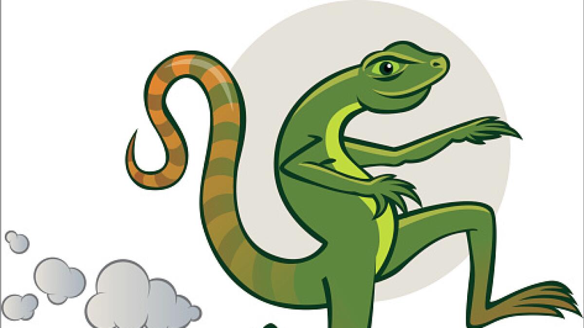 An Antilog Lizard - News | Khaleej Times
