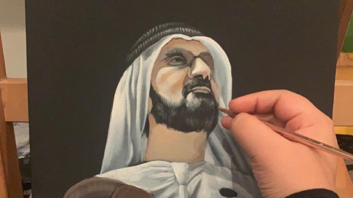Painting by Abeer Al Edani