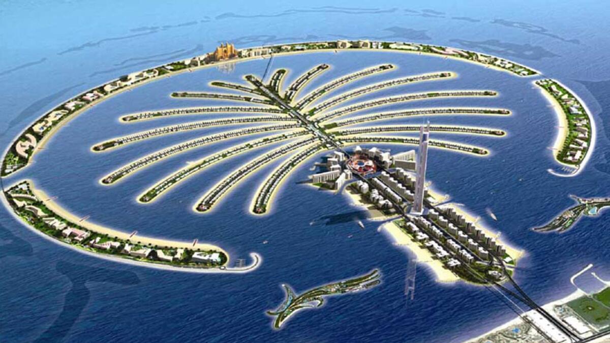 The Palm Jumeirah remained the most sought-after destination with nearly 30 per cent year-on-year increase in prices during the first quarter of 2022. — File photo