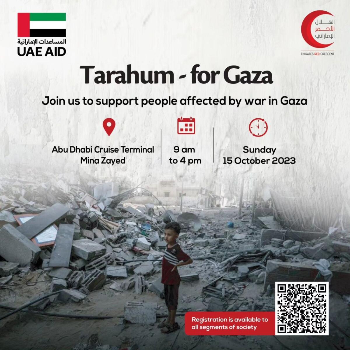UAE helps Gaza: How residents can contribute to donation drive for Palestinians