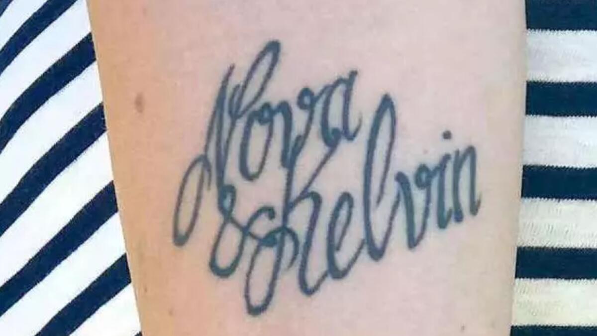 Woman changes son's name after misspelt tattoo - News | Khaleej Times