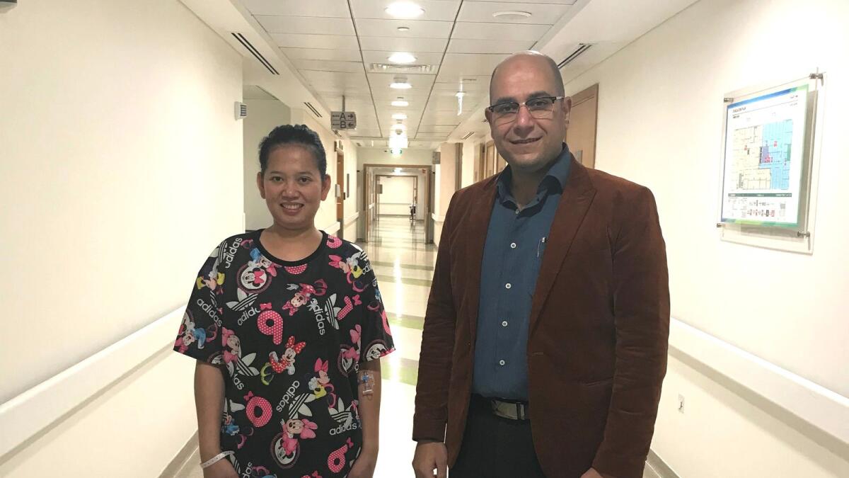 Jane Mendoza and Dr Sameh Aboamer