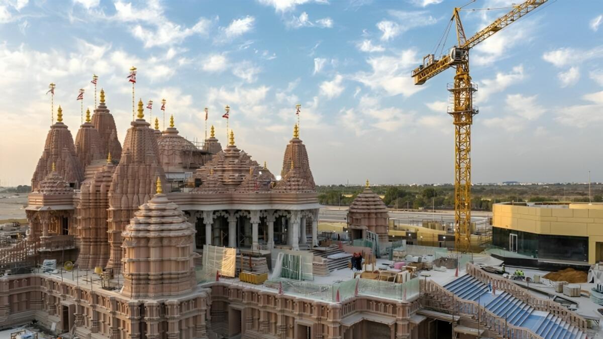 Dream come true': 30 days left for Abu Dhabi Hindu temple grand opening -  News | Khaleej Times BIT