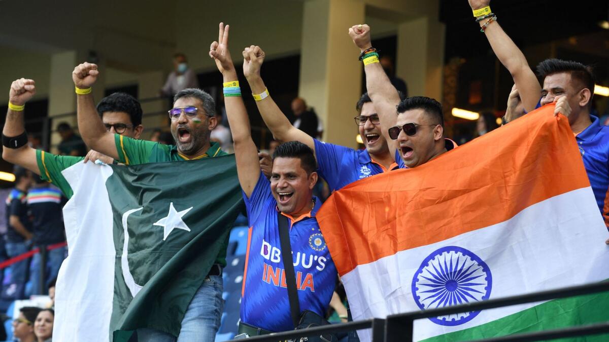 The blockbuster clash involving India and Pakistan will be played on August 28 in Dubai. — AFP