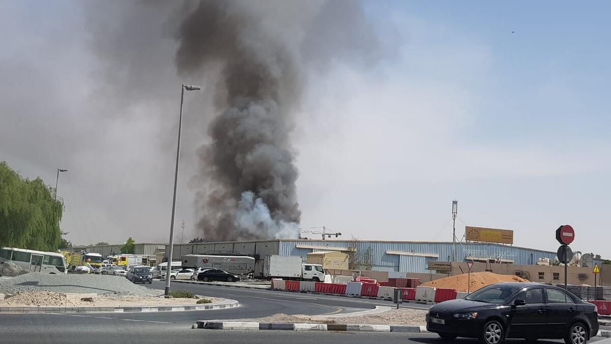 Video: Fire breaks out in Dubai warehouse - News | Khaleej Times