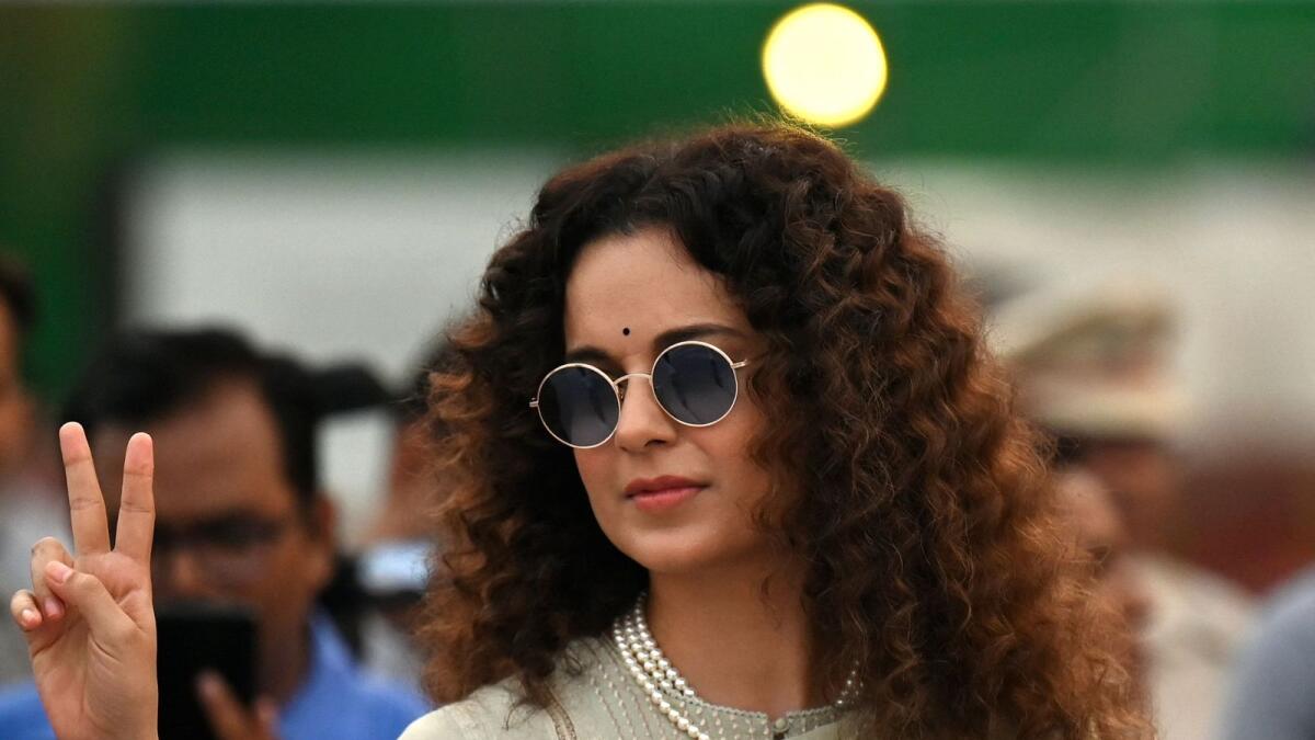 Nice to be back here': Twitter restores account of Bollywood's Kangana Ranaut after 2-year ban - News | Khaleej Times