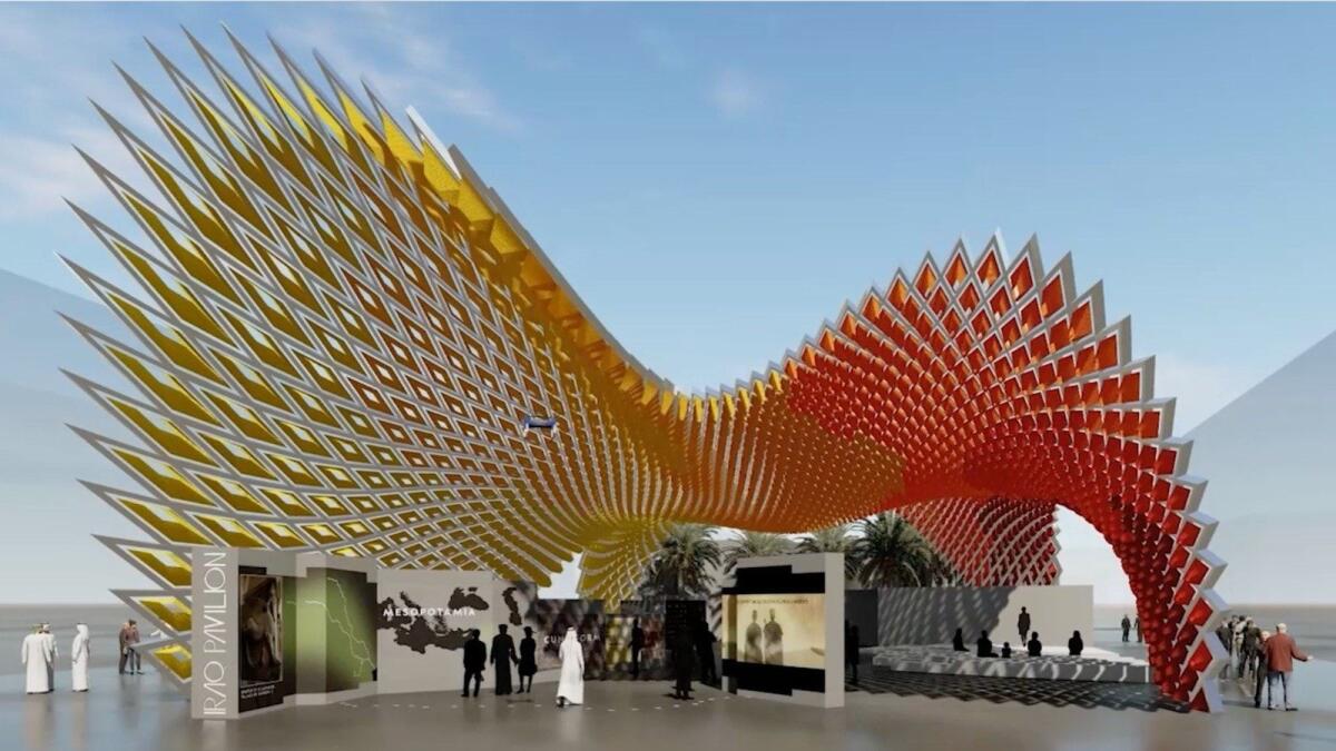 Expo 2020 Dubai: Iraq's free-flowing fishing net pavilion symbolises future  opportunities - News
