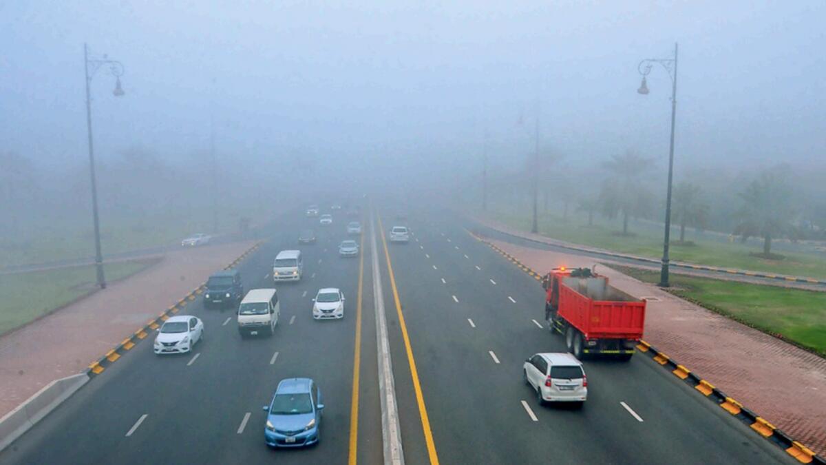 UAE weather: Fog alert issued, speed limit reduced - News | Khaleej Times