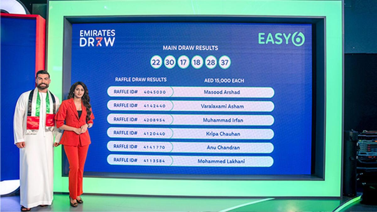 Emirates Draw MEGA7 'Games for all', bigger than ever with Dh120 million grand prize