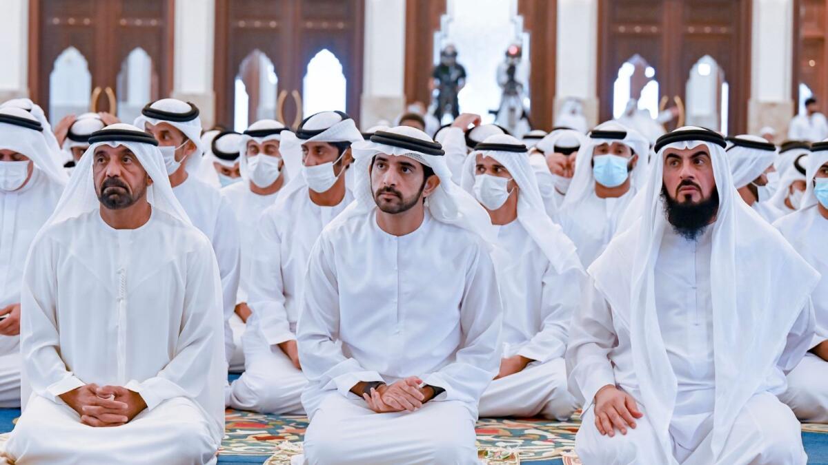 Eid Al Fitr in Dubai: Sheikh Hamdan performs prayer at Zabeel Grand Mosque - News | Khaleej Times