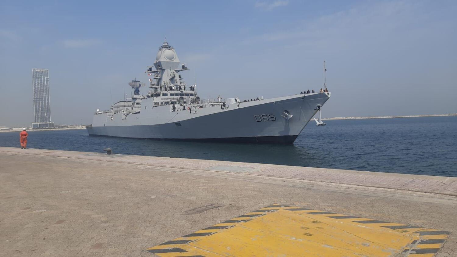 Indian Navy Ships Arrive in Dubai for Bilateral Exercise 

