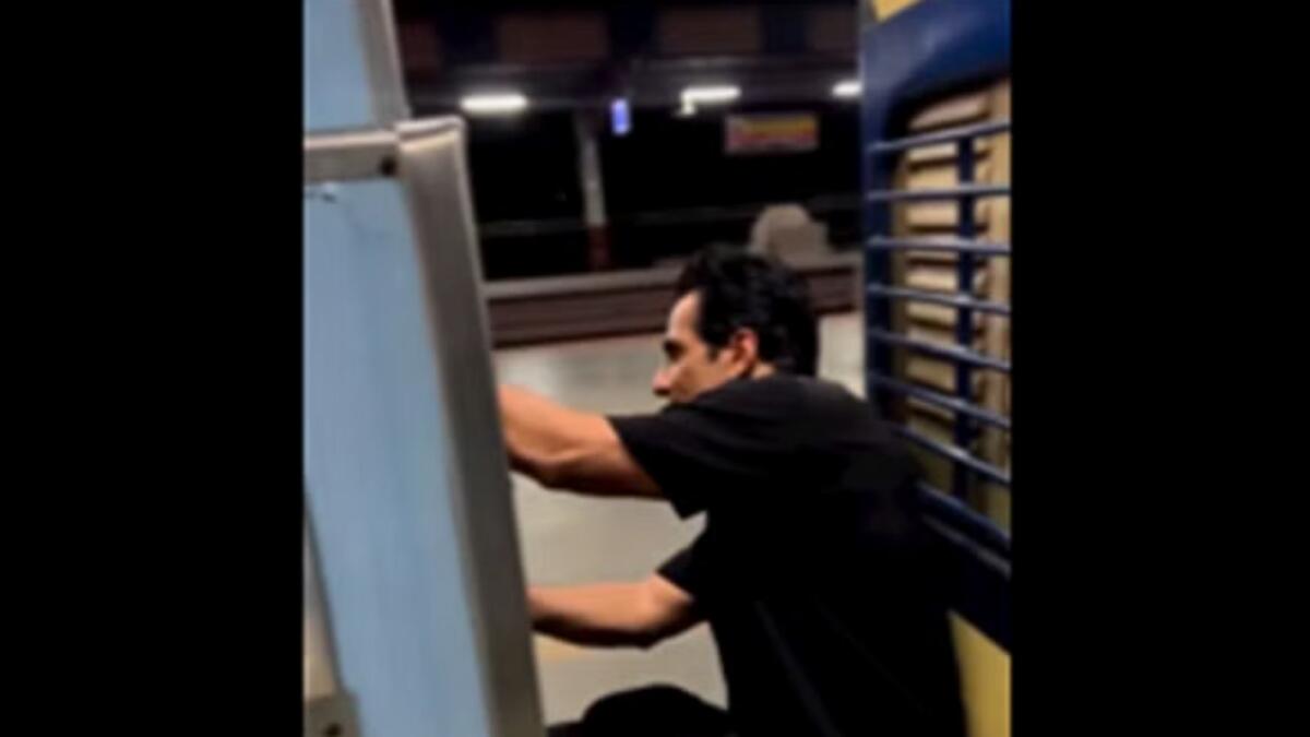 Watch: Bollywood actor Sonu Sood slammed for sitting on footboard of moving train - News | Khaleej Times