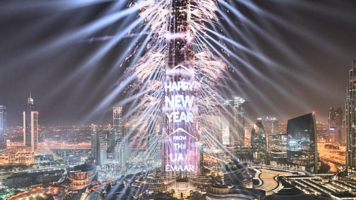New Year&#39;s Eve fireworks, laser show at Dubai&#39;s Burj Khalifa - News |  Khaleej Times