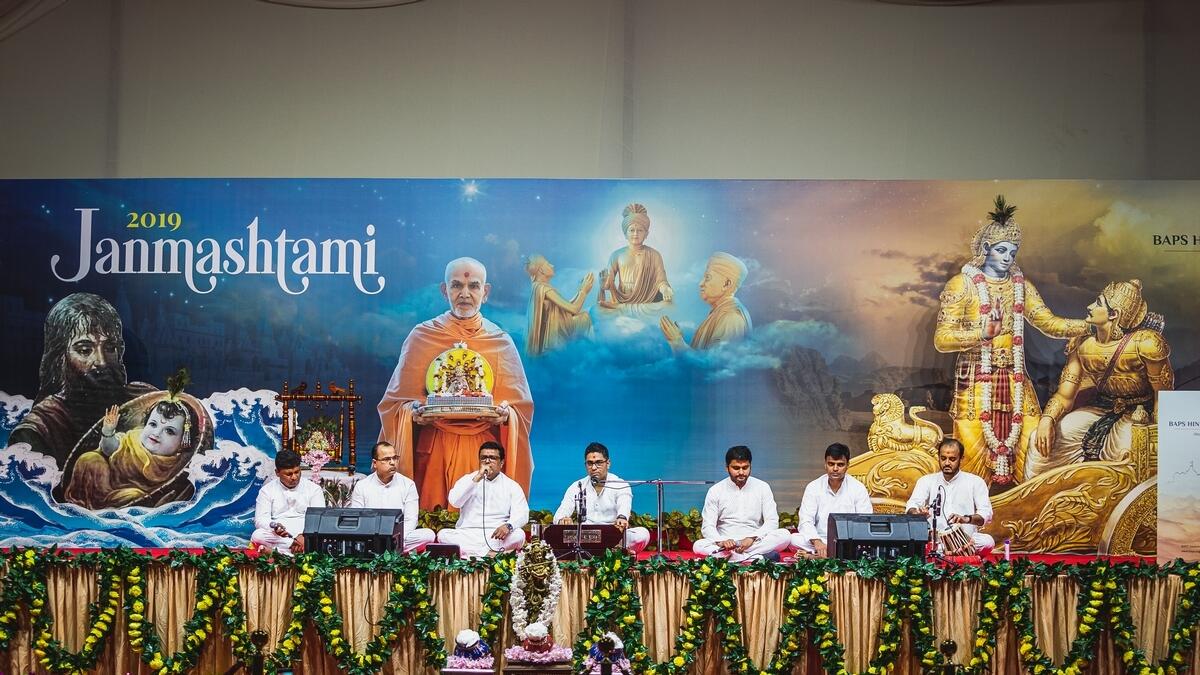 Expats celebrate Janmashtami at Abu Dhabi temple site - News | Khaleej Times