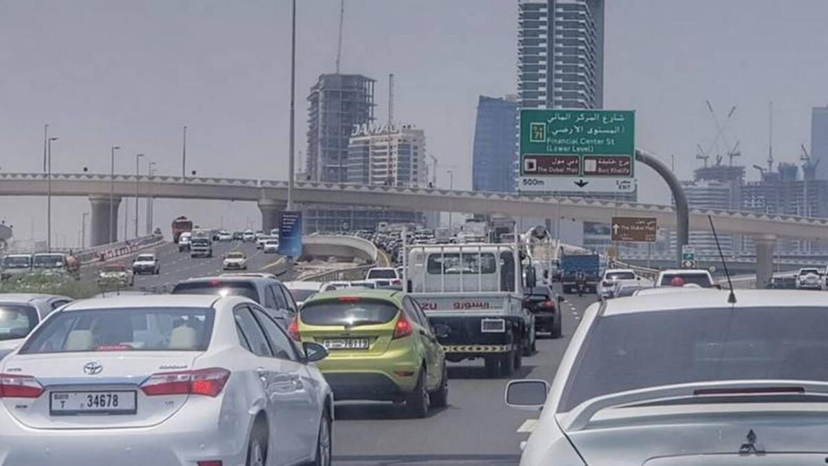 UAE traffic alert: Accident causes delays in Dubai, police urge caution -  News | Khaleej Times