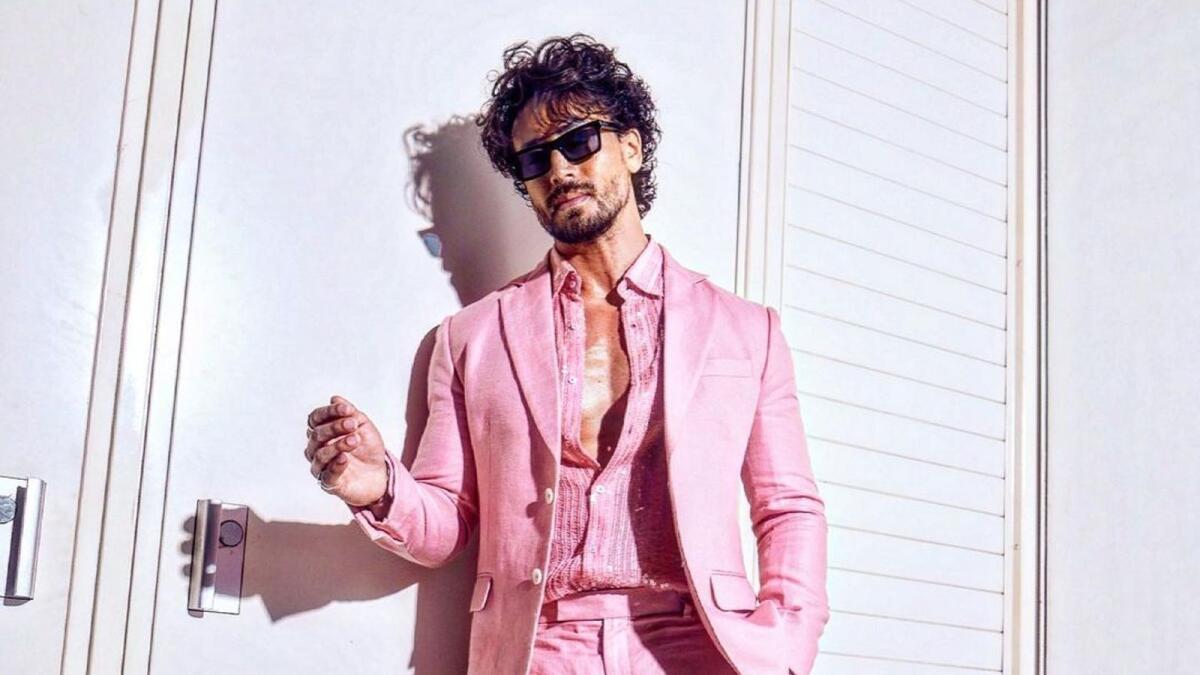 Tiger Shroff hops on the Barbiecore trend with his pink suit