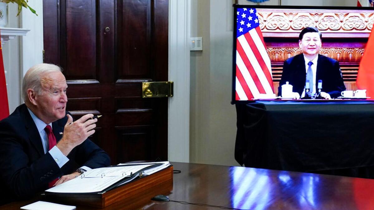 China, US need to increase cooperation: Xi tells Biden in long virtual  meeting - News | Khaleej Times