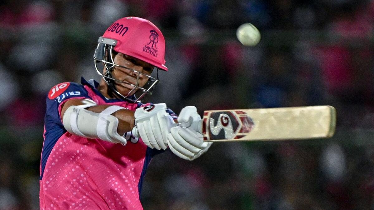 Yuvraj Singh feels Rajasthan Royals' left-handed batter Yashasvi Jaiswal is a more suitable opening partner to Rohit Sharma. - AFP File